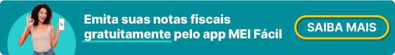 Banner com CTA para serviço de nota fiscal do app MEI Fácil por Neon