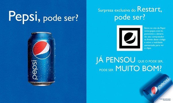 Imagem de propaganda da Pepsi